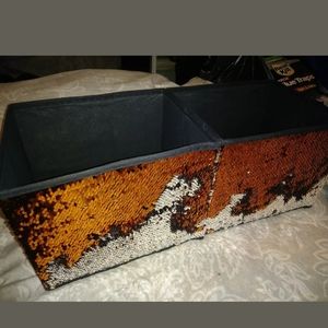 Collapsible Reversable Sequin 2 Bins 7×9×7
